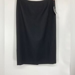 NWT Le Suit Black Maxi Pencil Skirt Size 16